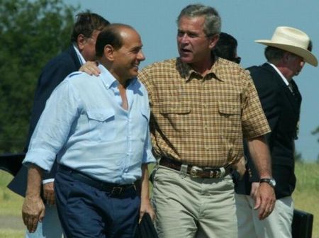 mini berlusconi y bush